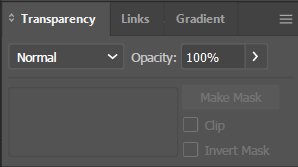 panel transparency Adobe Illustrator