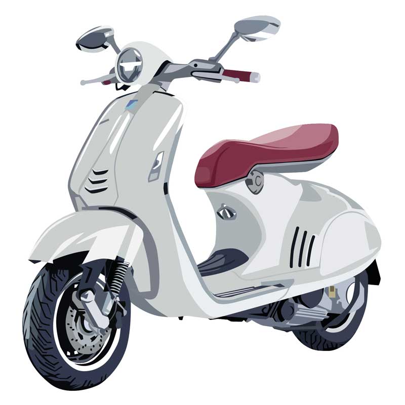 motor vespa