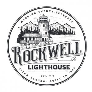 desain logo emblem, Rockwell Lighthouse, by Project 4