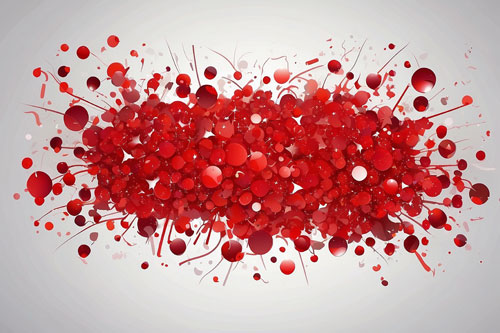 Background-red-merah-white-sparkle-light-blink-circle