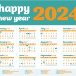 template kalender 2024 design