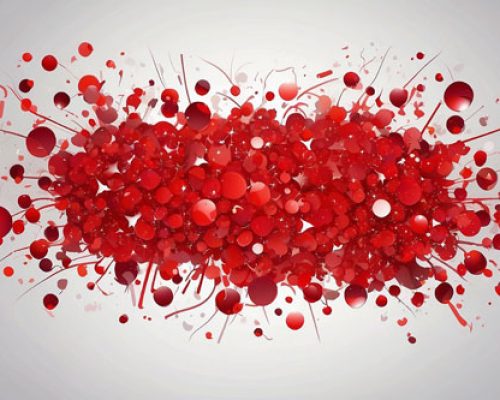 Background-red-merah-white-sparkle-light-blink-circle