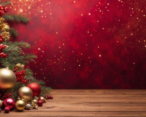 Background merah hiasan natal sparkle blink elegan desain