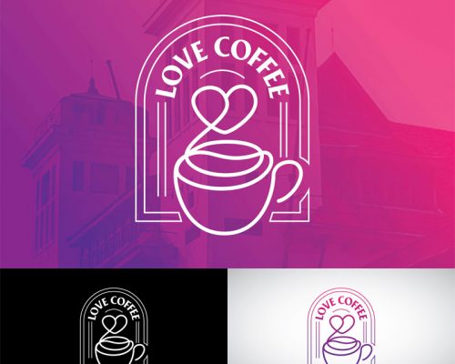 logo love coffee