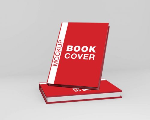 Mockup 2 Cover Buku Free Psd