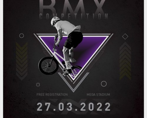 sport poster BMX competition free download