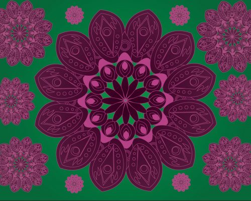 vector flower ornament free download